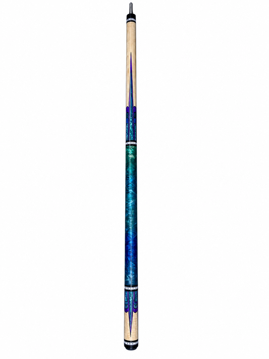Arctic Abyss – Handcrafted Custom Pool Cue | Cues Master