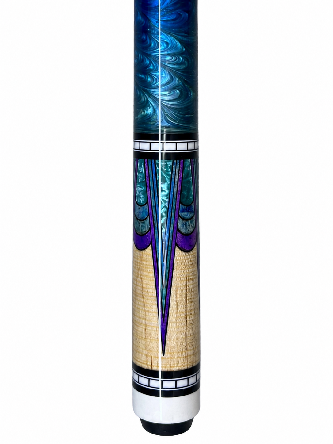 Arctic Abyss – Handcrafted Custom Pool Cue | Cues Master