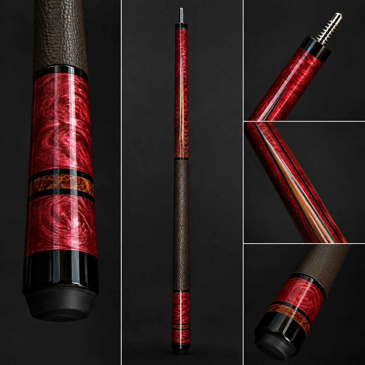 Ember – Handcrafted Custom Pool Cue Butt | Cues Master