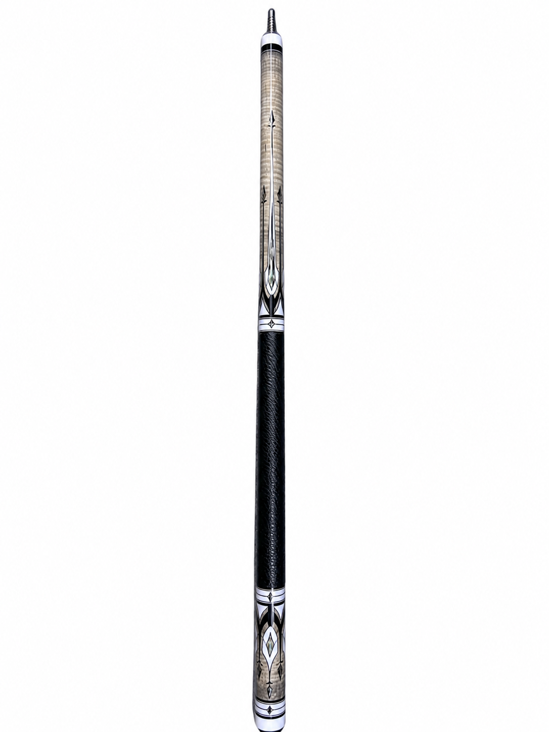 White Eclipse – Handcrafted Custom Pool Cue | Cues Master