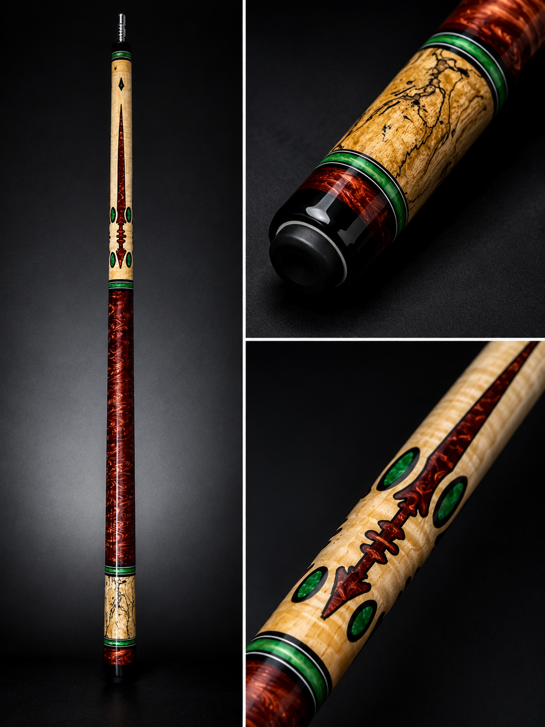 Northern Ember – Handcrafted Custom Pool Cue | Cues Master
