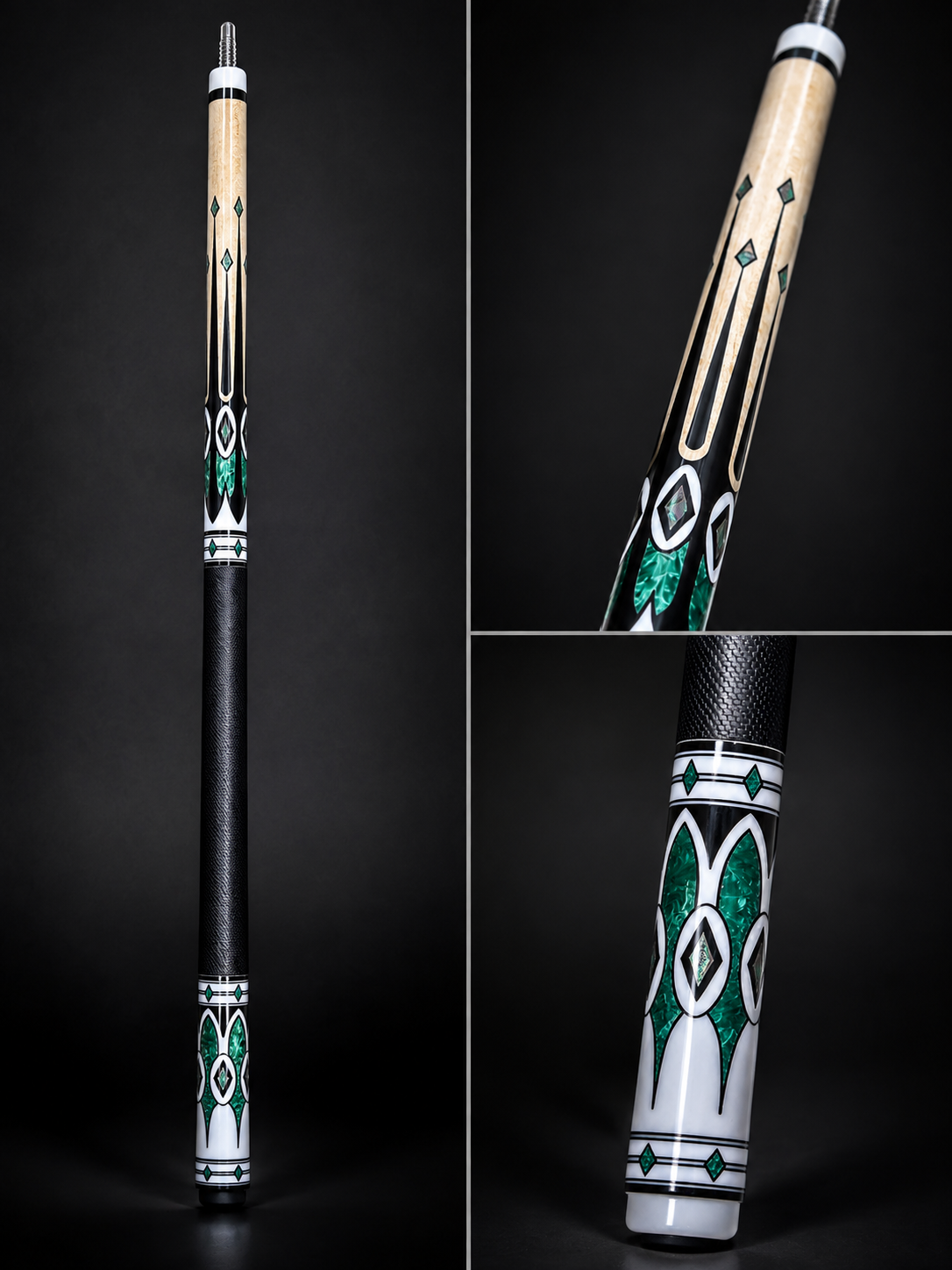 Imperial Geometry – Handcrafted Custom Pool Cue | Cues Master