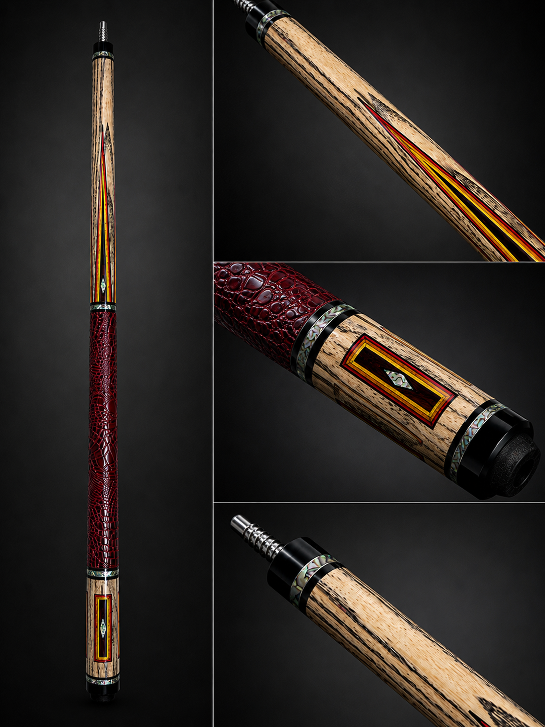 Scarlet Regent – Handcrafted Custom Pool Cue | Cues Master