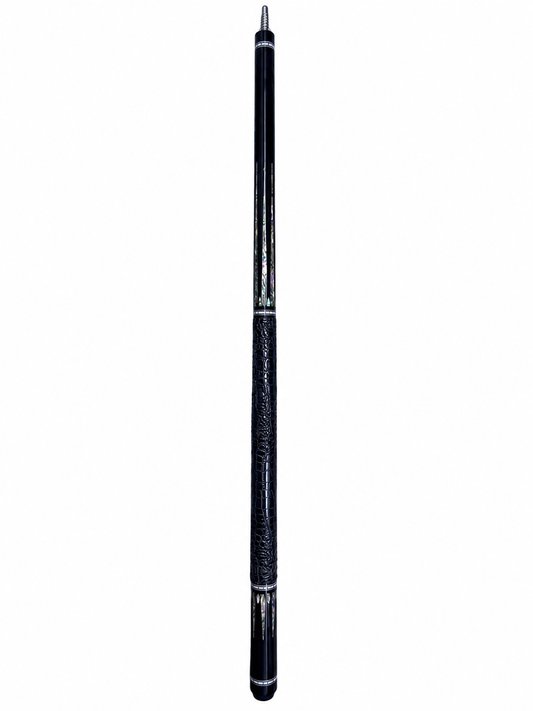 Obsidian Crown – Handcrafted Custom Pool Cue | Cues Master