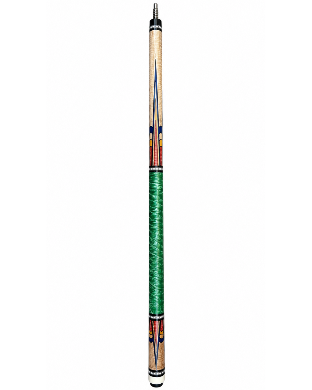 Emerald Fusion – Handcrafted Custom Pool Cue Butt | Cues Master