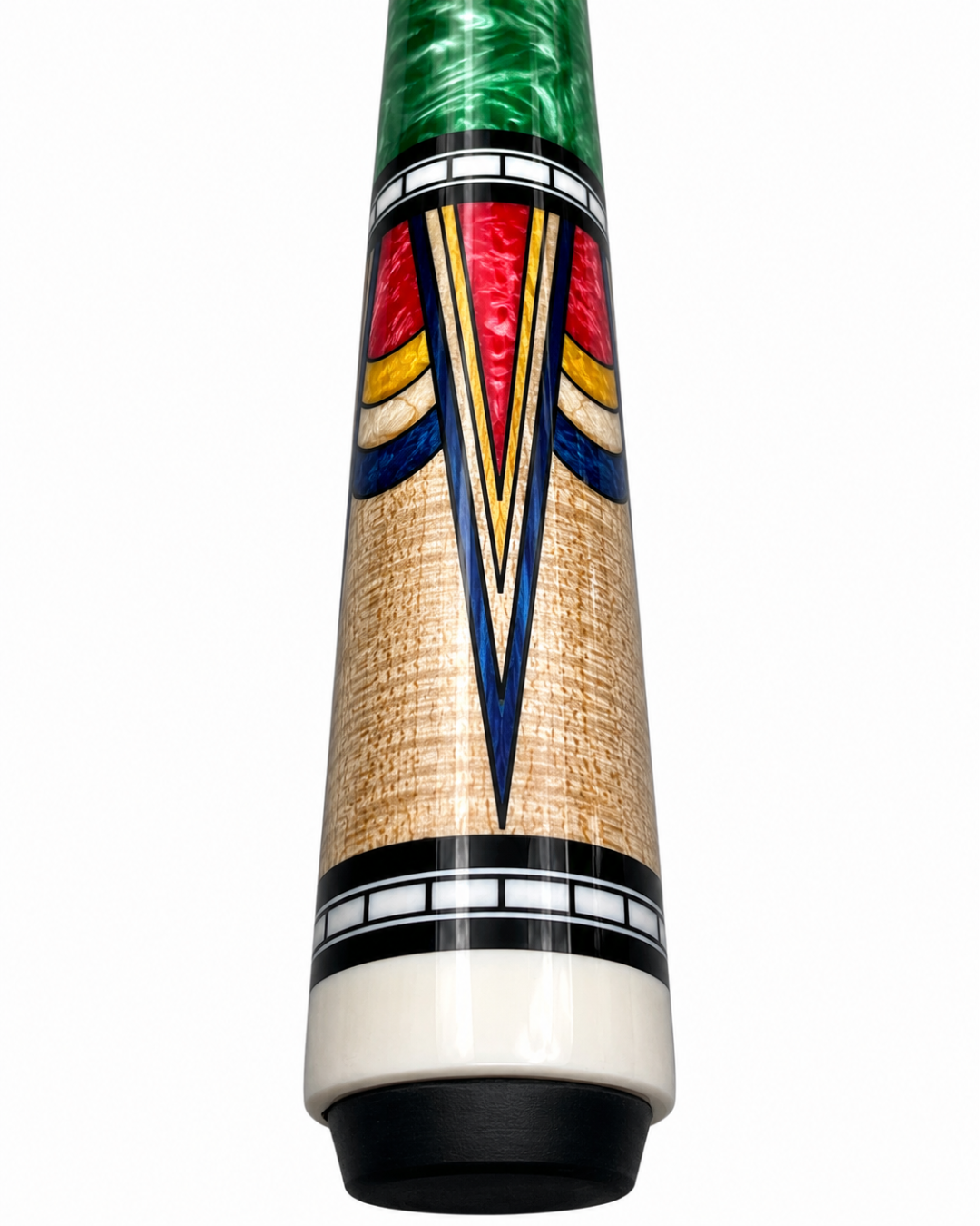 Emerald Fusion – Handcrafted Custom Pool Cue Butt | Cues Master