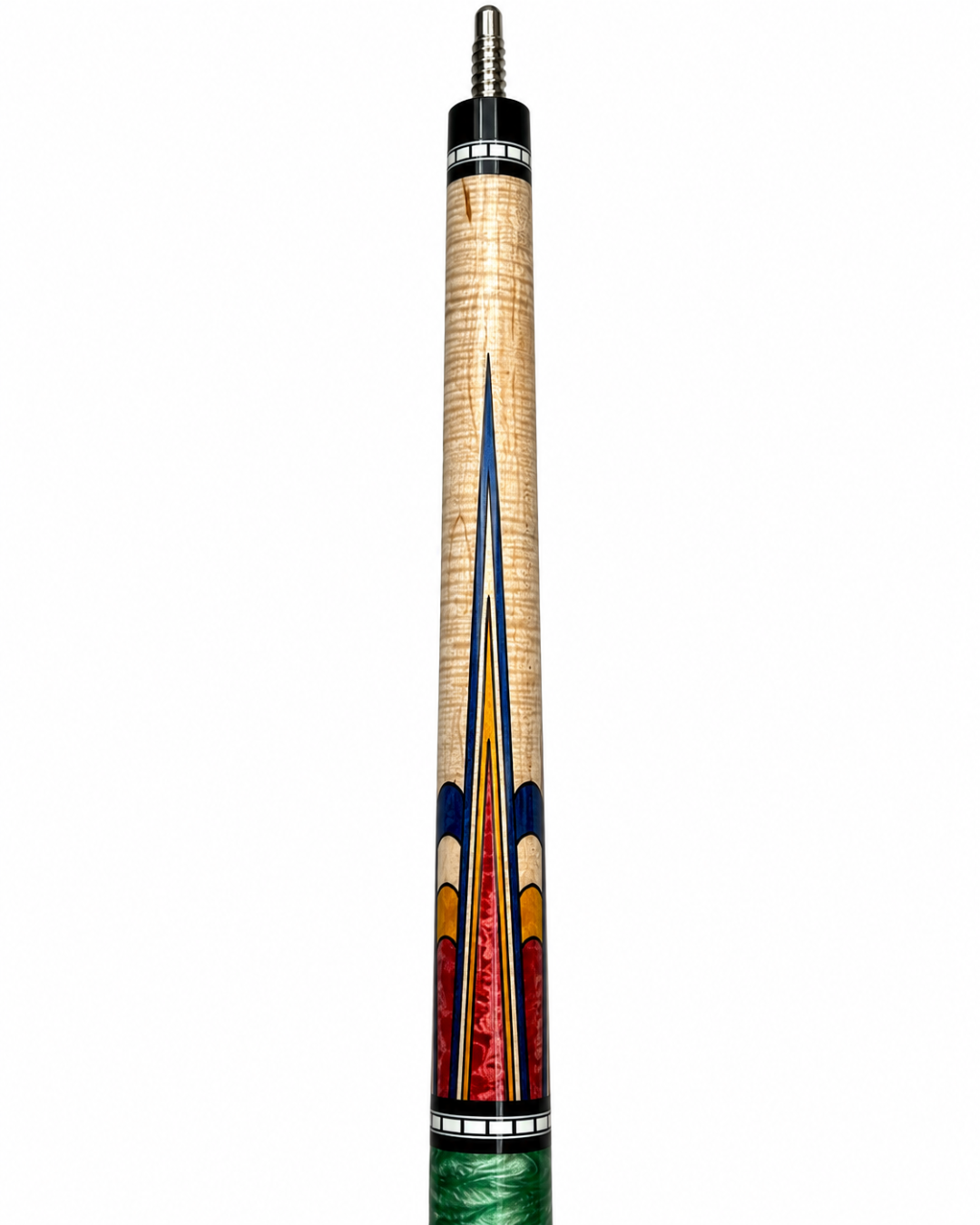 Emerald Fusion – Handcrafted Custom Pool Cue Butt | Cues Master