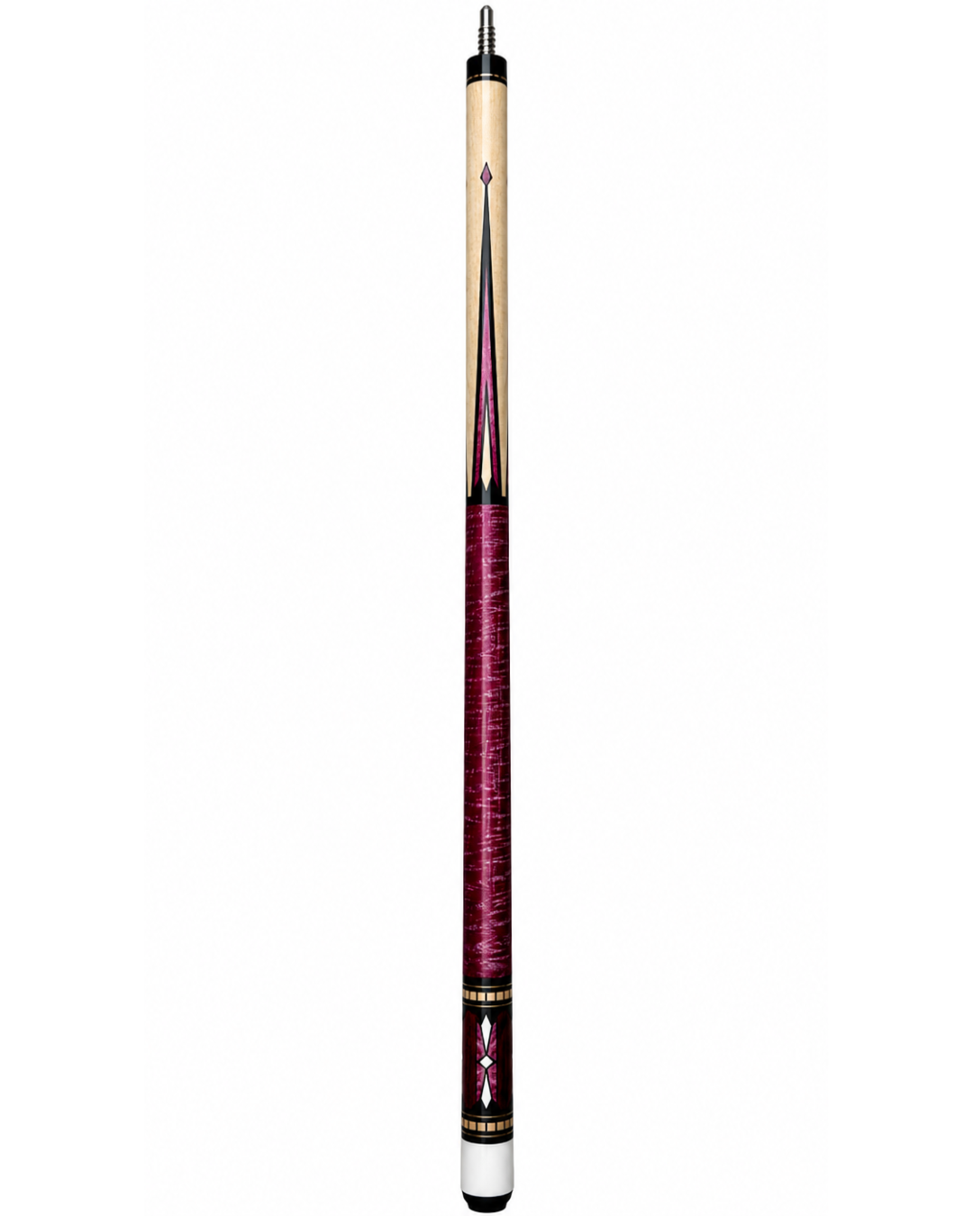 Crimson Elegance – Handcrafted Custom Pool Cue Butt | Cues Master