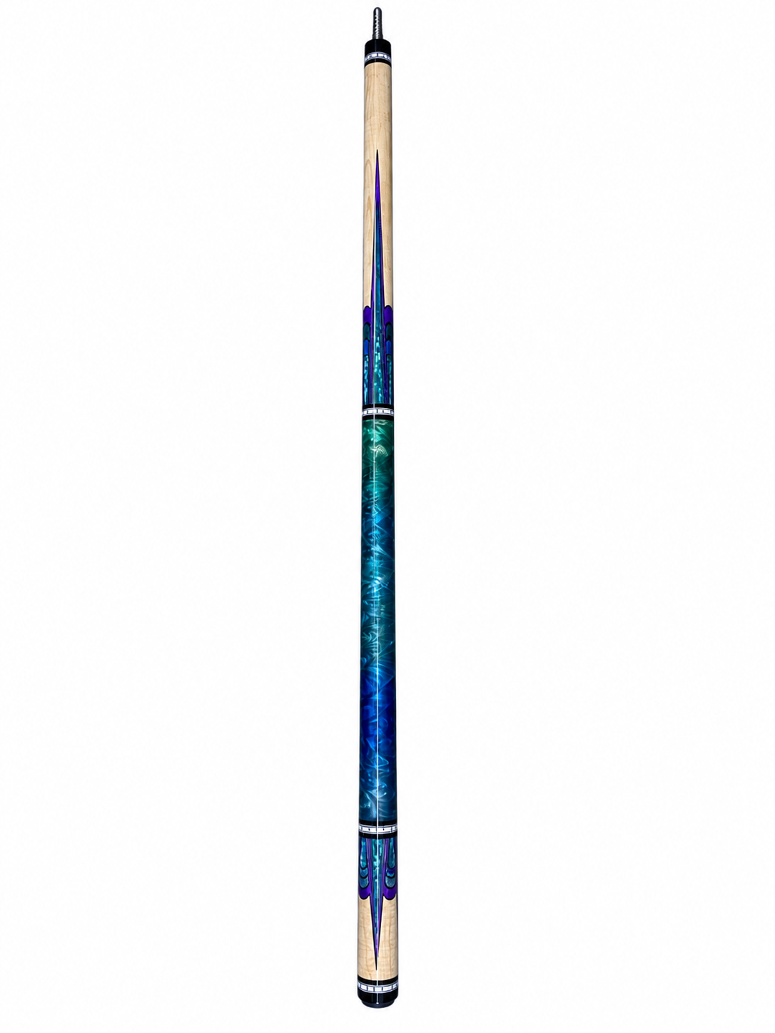 Arctic Abyss – Handcrafted Custom Pool Cue | Cues Master