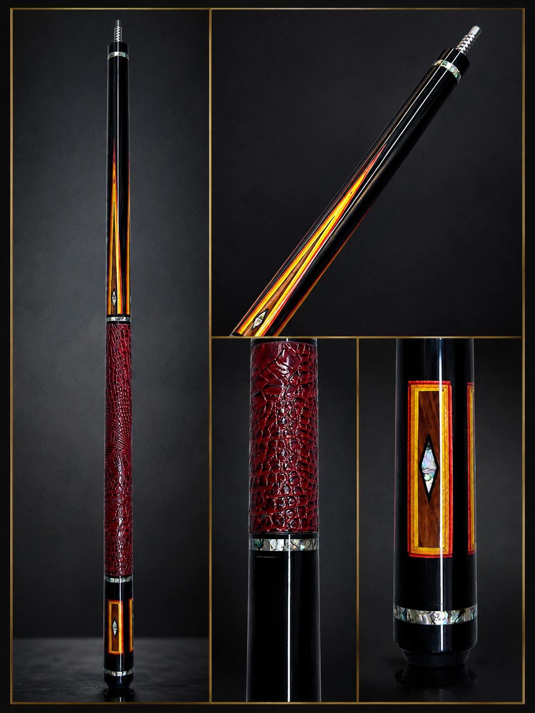 Royal Ember – Handcrafted Custom Pool Cue | Cues Master