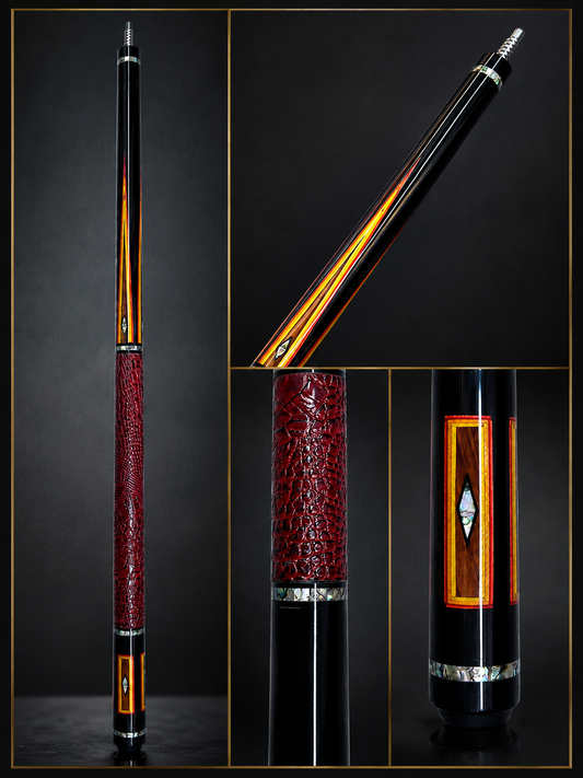 Royal Ember – Handcrafted Custom Pool Cue | Cues Master