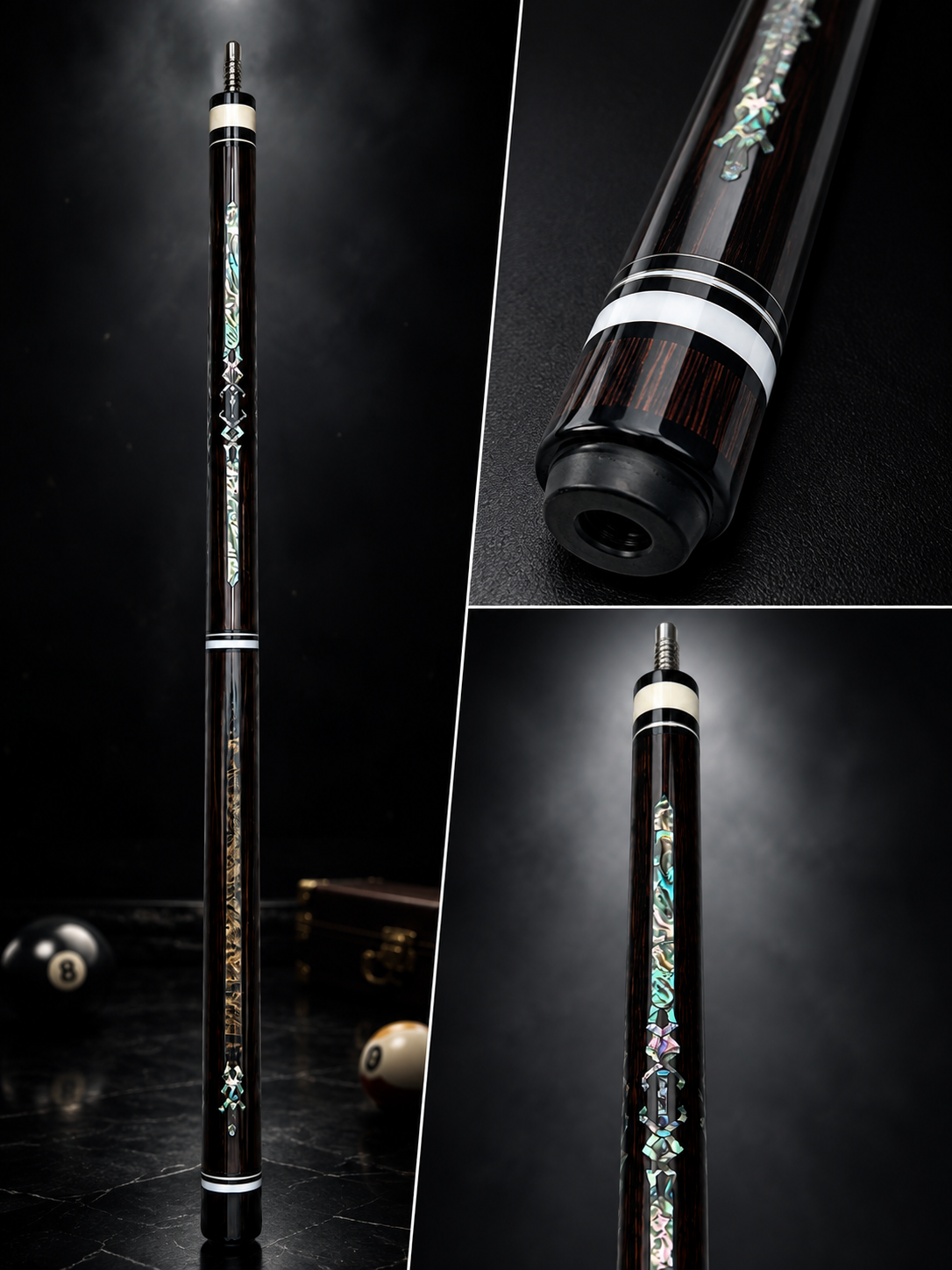 Celestial Blade - Handcrafted Custom Pool Cue Butt | Cues Master